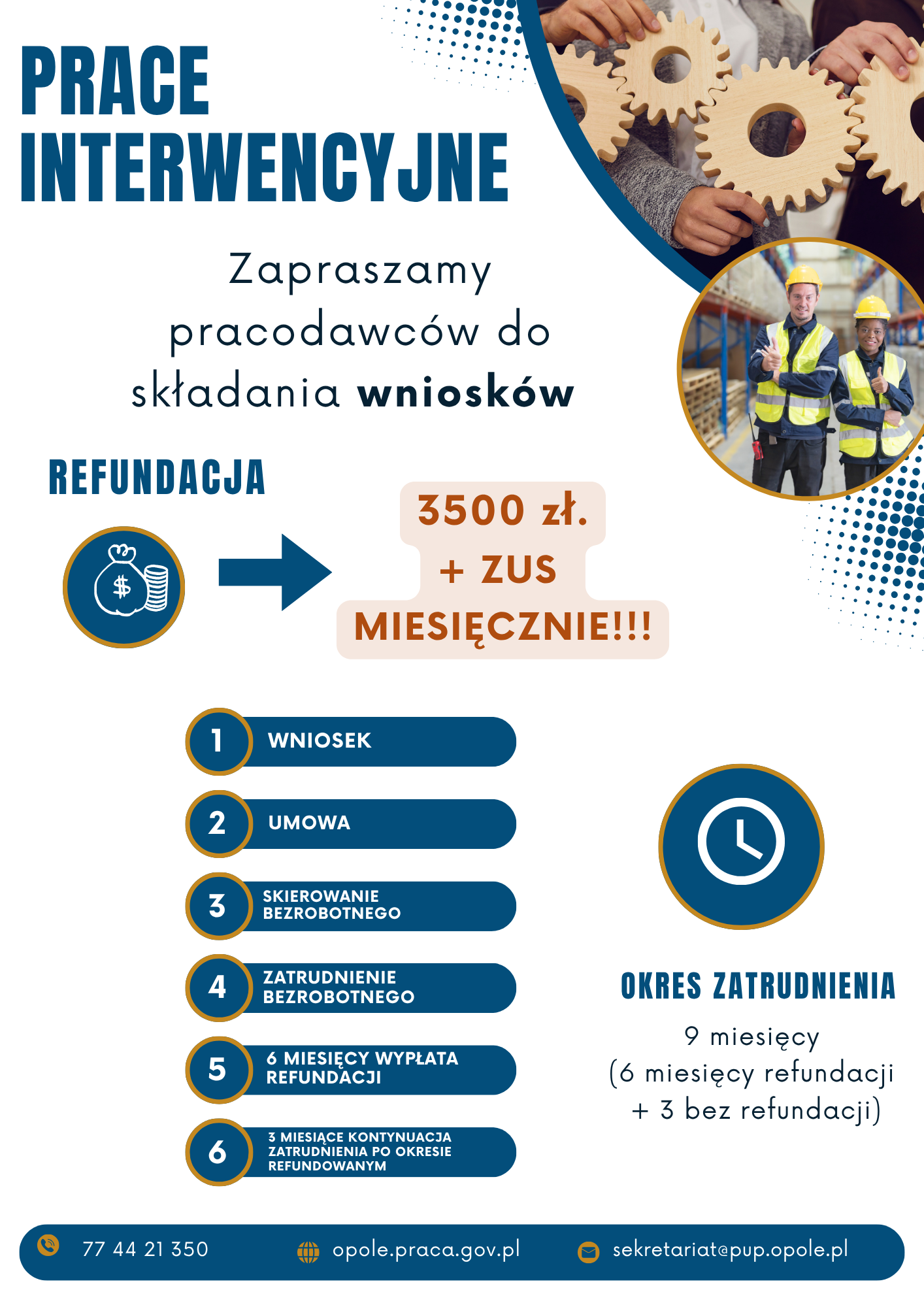 Zdjęcie artykułu UWAGA !!!  Nabór wniosków o organizowanie prac interwencyjnych!!