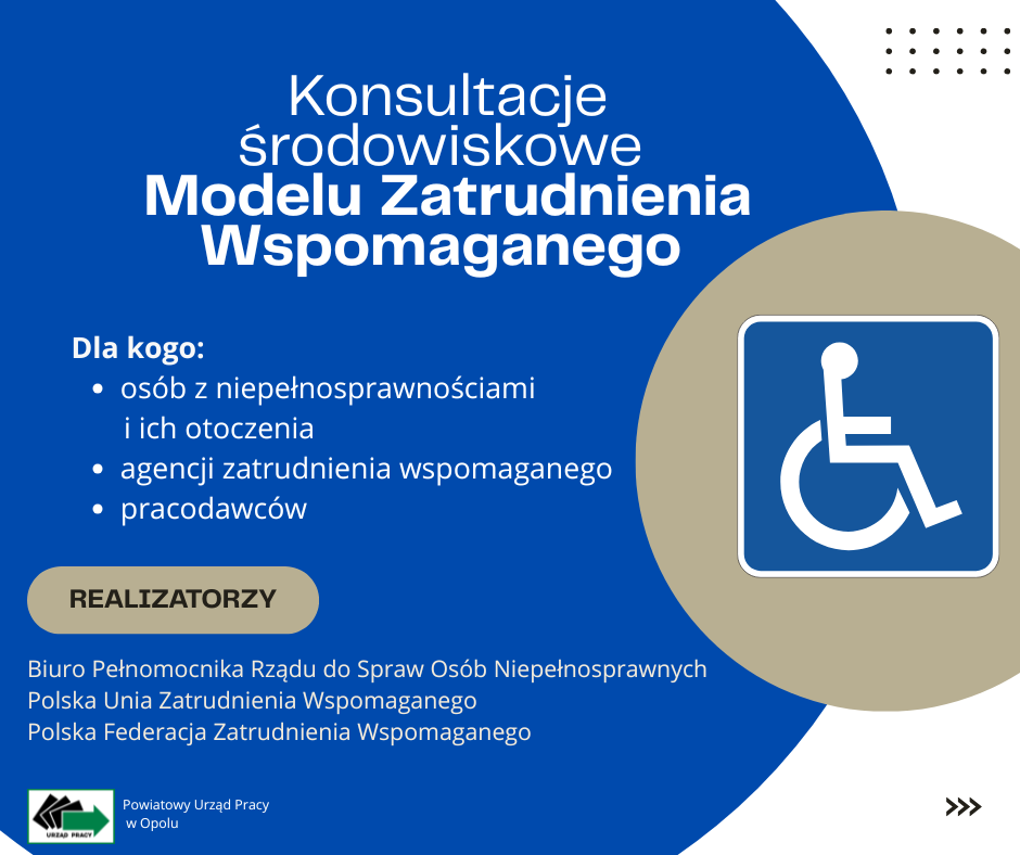 Zdjęcie artykułu Konsultacje środowiskowe Modelu Zatrudnienia Wspomaganego